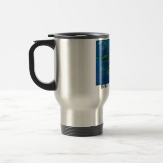 Viaje MAPA de la taza de British Virgin Islands