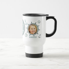 Viaje Mejor taza náutica de encargo del día de padre del
