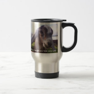 Viaje Mi bebé es una taza nubian de la cabra de la