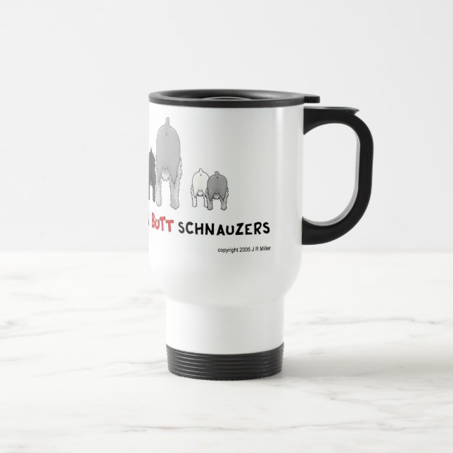 Viaje Nada empalma la taza de los Schnauzers (Derecha)