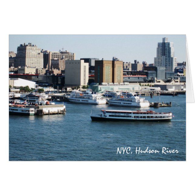 viaje NYC el río Hudson de g/nc Artisanware (Anverso (Horizontal))