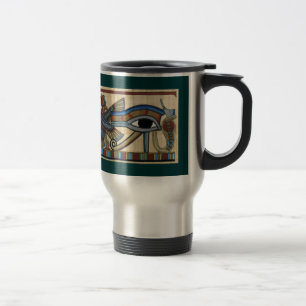Viaje Ojo de Horus: Antigua taza de arte egipcia