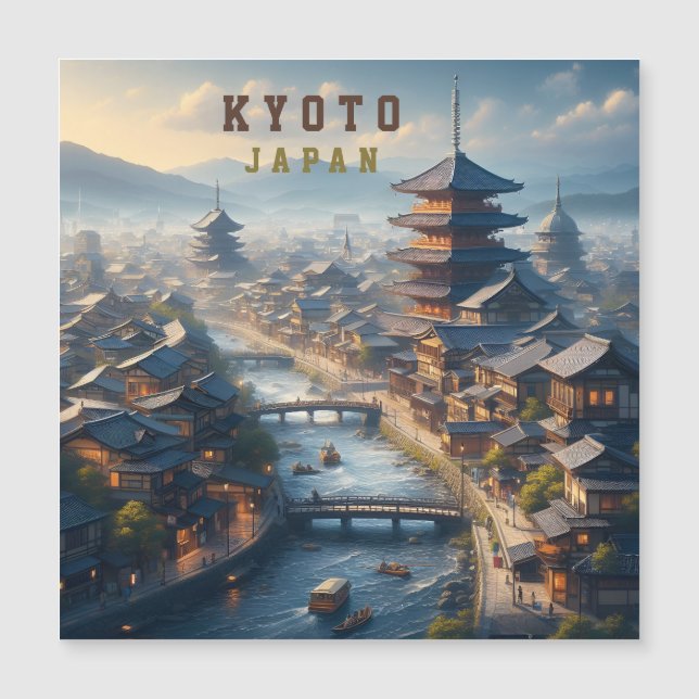 Viaje panorámico japonés de Kioto (Anverso)