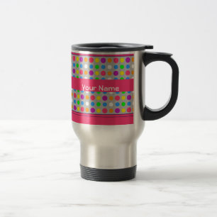 Viaje Pequeña taza brillante de los puntos