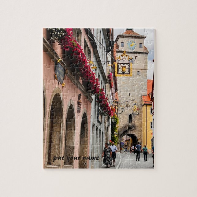 Viaje personalizado Rompecabezas de Alemania (Vertical)