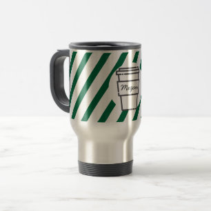 Viaje Personalizado saque el verde de la taza de café