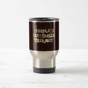 Viaje ¡Personalizar de la plantilla! Taza del acero