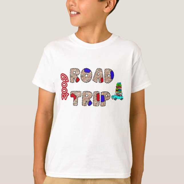 Viaje por carretera camiseta para niños de 2009 (Anverso)