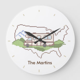 Viaje por carretera con reloj de USA