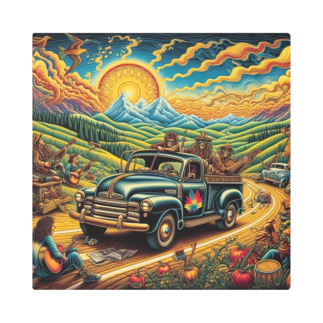 Viaje por la carretera de arte popular arte Metali (Anverso)