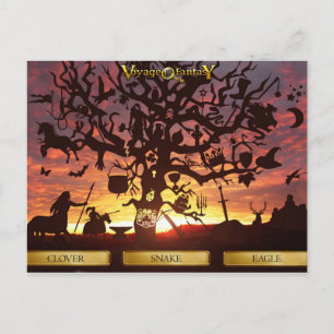 Viaje postal a la fantasía - sombras de Broceliand