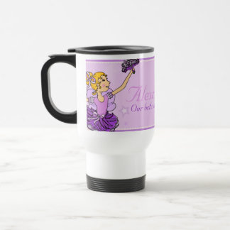 Viaje Púrpura conocida larga de la bailarina y taza del