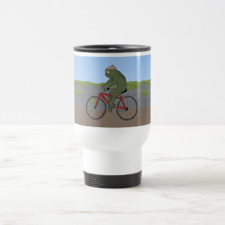 Viaje Rana de caballero en una taza de bicicleta