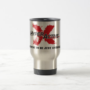 Viaje "Rechazo ser apenas" taza de motivación media