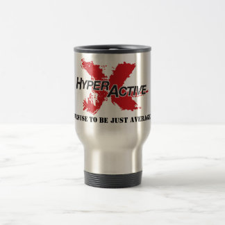 Viaje "Rechazo ser apenas" taza de motivación media