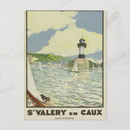 Viaje retro vintage postal Francia Sena