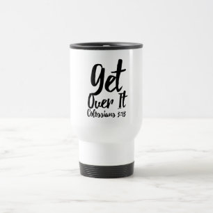 Viaje ¡Superalo! Taza de viaje/para commuters