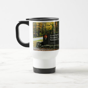 Viaje Taza ahumada del viajero del Rótulo del otoño de