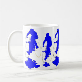 Viaje Taza azul de la bicicleta de la sudadera con
