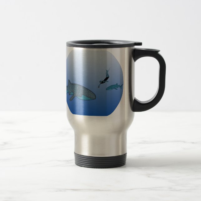 Viaje Taza con el ilustracion de Whaleshark (Derecha)