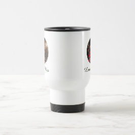 Viaje Taza con Foto de Sr Sra Pájaros del Amor