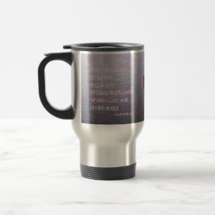 Viaje Taza de aluminio de pintura de tulipanes de Walt W