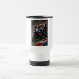 Viaje Taza de arte en mosaico de superbike Racing Apex