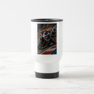 Viaje Taza de arte en mosaico de superbike Racing Apex