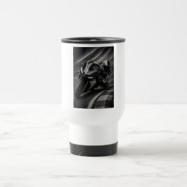 Viaje Taza de arte mosaico de superbike de carreras mono