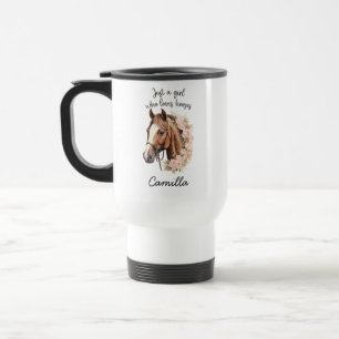 Viaje Taza de caballo personalizada Taza de caballo con