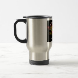 Viaje Taza de café aislada