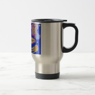 Viaje taza de café astroide de las nebulosas