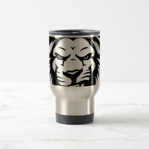 Viaje Taza de café Cabeza de León Audaz – Rey blanco y n