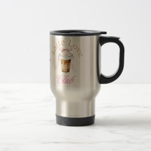 Viaje Taza de café con nombre personalizado Latte Love C