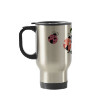 Taza de café conocida de encargo de la mariquita