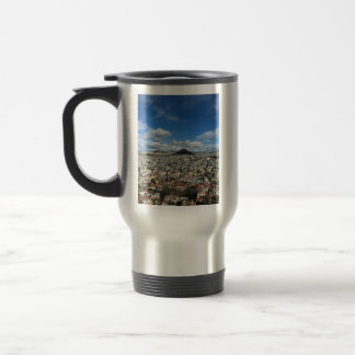 Viaje Taza de café de ciudad griega