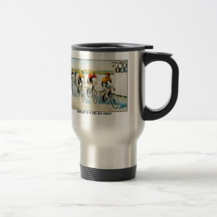 Viaje Taza de café de la bicicleta del vintage