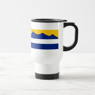 Viaje Taza de café de la cordillera de la bandera de