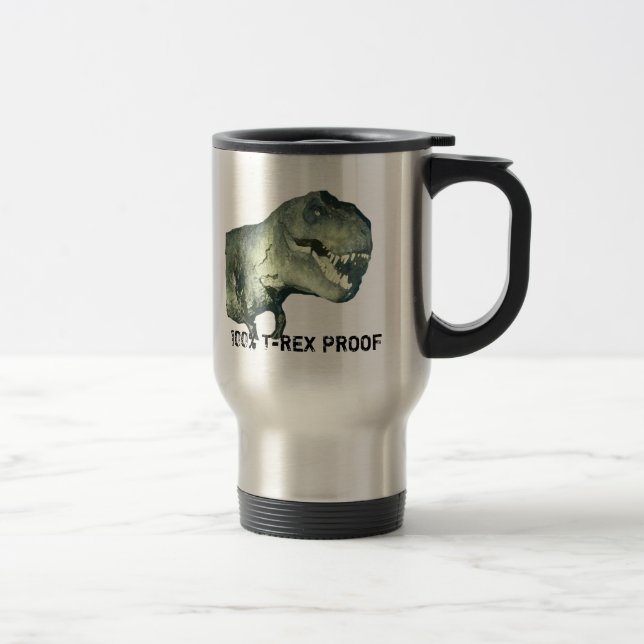 VIAJE TAZA DE CAFÉ DE LA PRUEBA DEL 100% T-REX (Derecha)