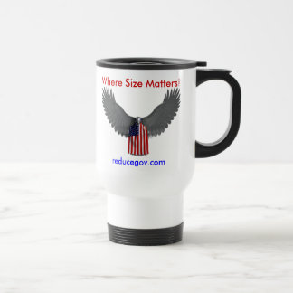 Viaje taza de café de Reducegov.com donde importa el