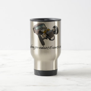Viaje taza de café del camión de la rata de
