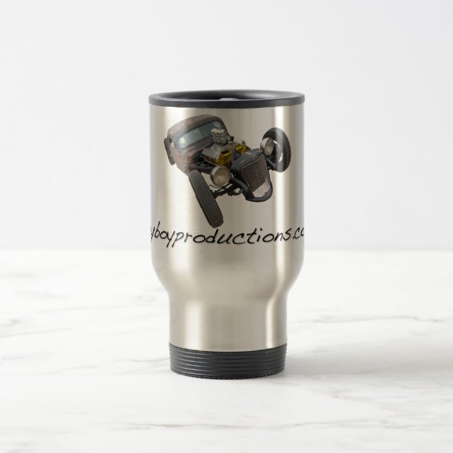 Viaje taza de café del camión de la rata de (Centro)