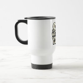 Viaje Taza de café divertida con ojos retro "TE ESTOY VI