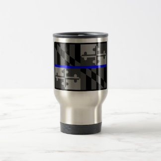VIAJE TAZA DE CAFÉ FINA DE LA BANDERA DEL ESTADO DE BLUE