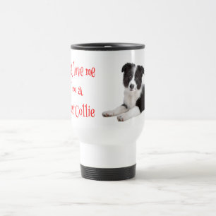 Viaje Taza De Café Perro Cachorro Border Collie Amor