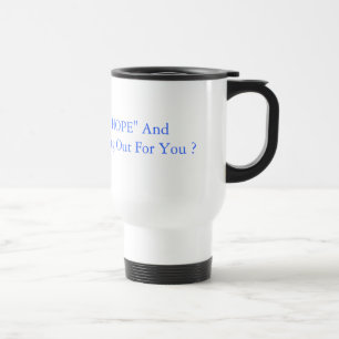 Viaje Taza de café reutilizable de la "ESPERANZA" y del