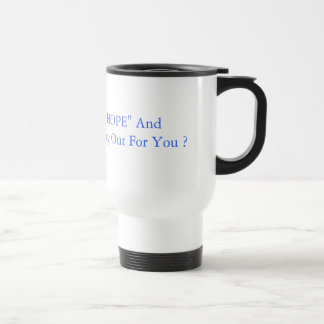 Viaje Taza de café reutilizable de la "ESPERANZA" y del