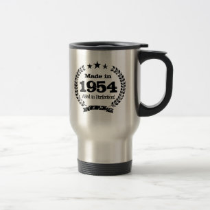 Viaje Taza de café Vintage 1954 Envejecida a la perfecci