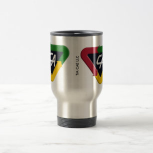 Viaje Taza de capitán Action Chest Logo Travel