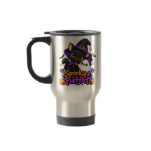 Taza de gato de Halloween Spooky & Purrfect